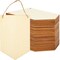 Bright Creations Set of 50 Unfinished Wood Banners with Jute String (3.75 x 5.75 in, 59 ft.)